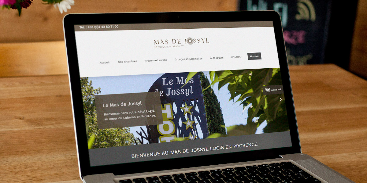 Le Mas de Jossyl - Site web accueil